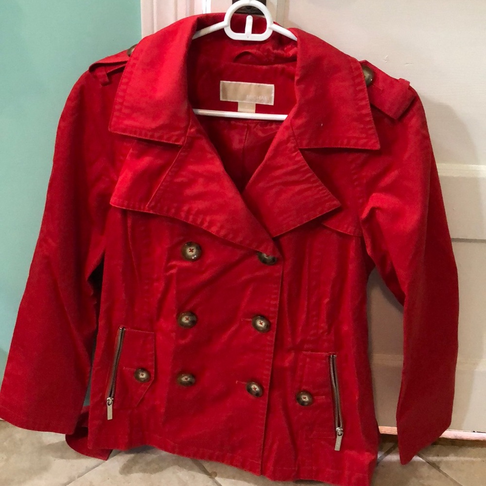 Michael Kors Nylon Pea Coat Size Small